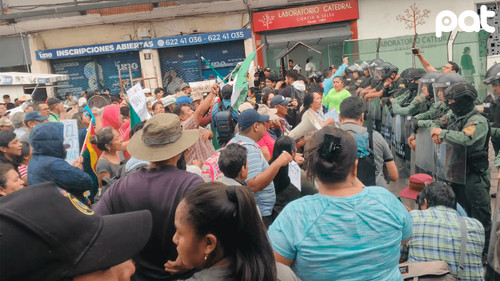Protesta evista exige renuncia de Arce y habilitación de Evo
