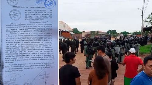 Desalojo en barrio Santa Lucía acaba en enfrentamientos y arrestos