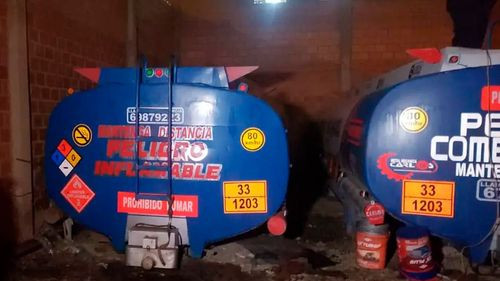  ¿Cuántos litros de diésel de contrabando se encontraron en Senkata?