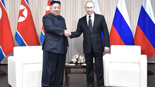 Putin y Kim sellan un pacto de defensa mutua