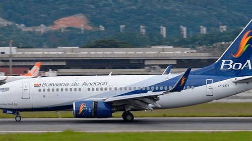 Senadora denuncia crisis en boa: seis aviones inmovilizados por deudas en dólares