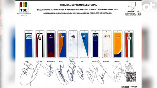 Definen posiciones en la papeleta electoral
