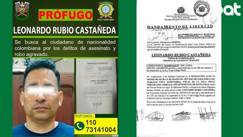 Colombiano acusado está prófugo
