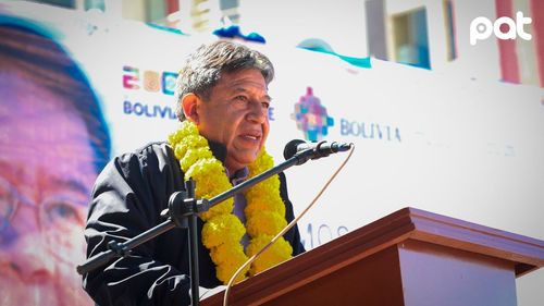 Choquehuanca pide unidad del pueblo y apoyo mutuo para el gobierno de Arce