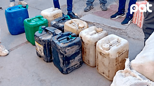 Detenidos por transportar diésel sin autorización