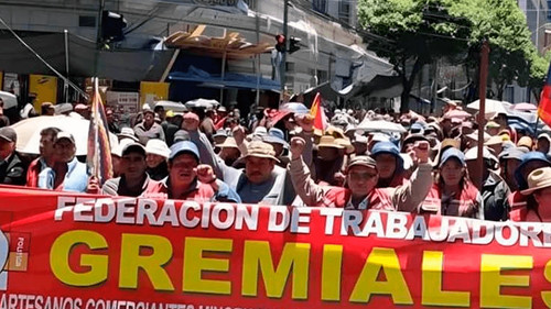 Gremiales ratifican movilización nacional para el 13 de enero 