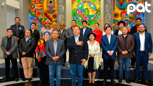 Luis Arce desea éxito a paz y pide unidad nacional 