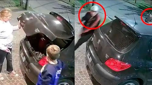 Por segundos, una familia se salva de un atraco en Argentina y los ladrones huyen sin llevar nada