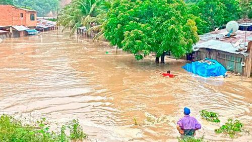 Monteagudo clama por ayuda urgente tras desborde del río San Miguel  