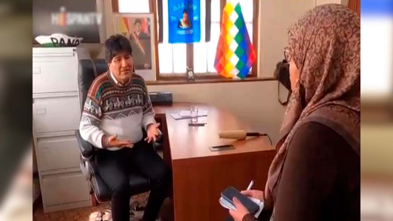 Evo Morales se quiebra al hablar de las muertes en Gaza en una emotiva entrevista.jpg