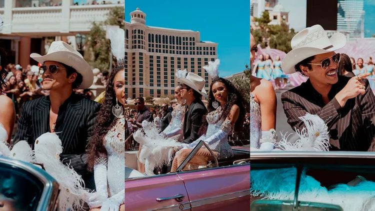 Bruno Mars recibió la llave de Las Vegas y desató una fiesta inédita en la ciudad