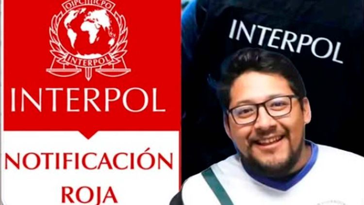 Activan sello rojo de Interpol contra Rafael Arce Mosqueira y es buscado a nivel internacional