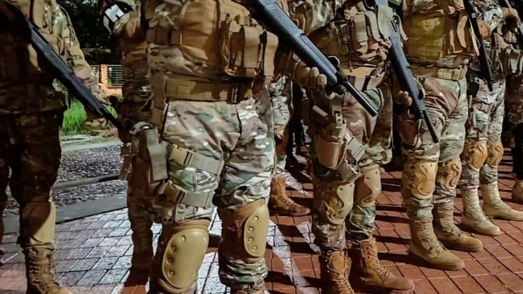 Cuatro soldados son aprehendidos por sustracción de explosivos