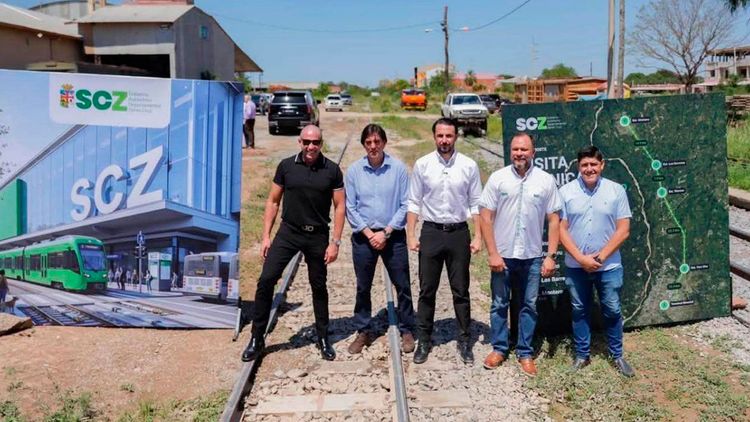 Arranca proyecto de tren metropolitano que unirá Santa Cruz, Warnes y Montero