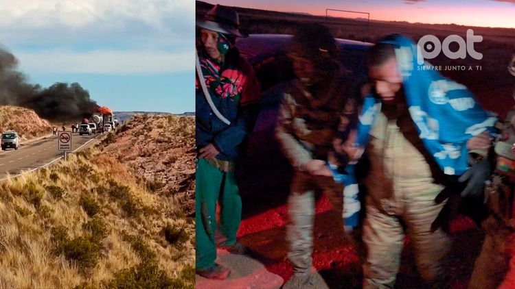 Contrabandistas emboscan patrullas, queman vehículo y secuestran a militar en Oruro