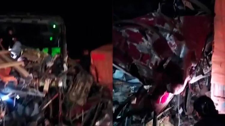 Accidente en la ruta Bioceánica: choque entre un bus y un camión deja fallecidos y heridos