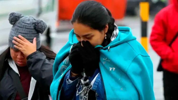 Frente frío afectará a cinco departamentos