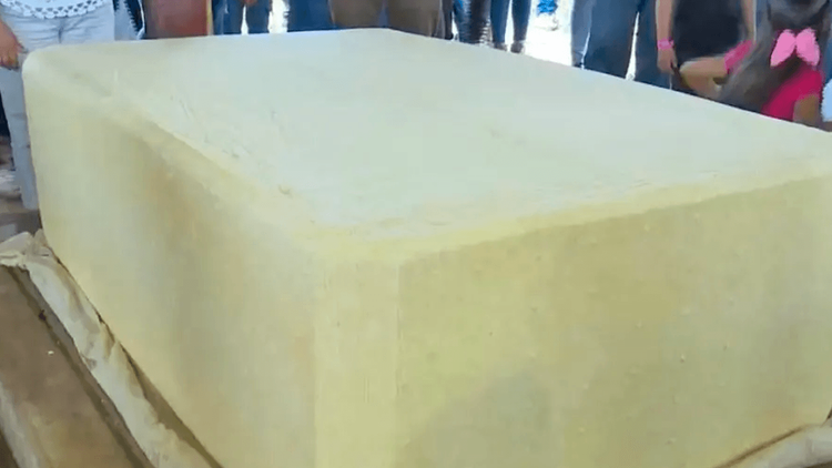 San Javier busca hacer el queso más grande de Bolivia: pesará 2.000 kilos