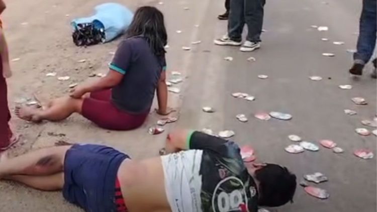 Accidente de tránsito deja personas heridas en la ruta Cotoca–Pailón