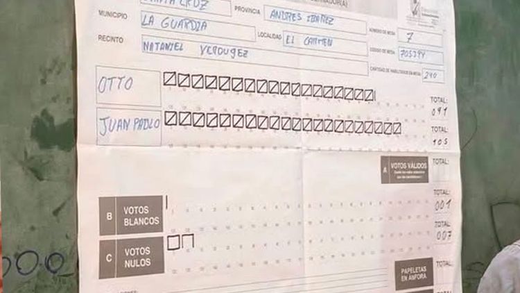 Conteo preliminar da ventaja a JP en mesa 7 de La Guardia