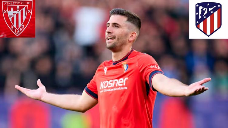Areso, sin entrenar en Osasuna y  con su futuro en manos del Athletic  o Atlético