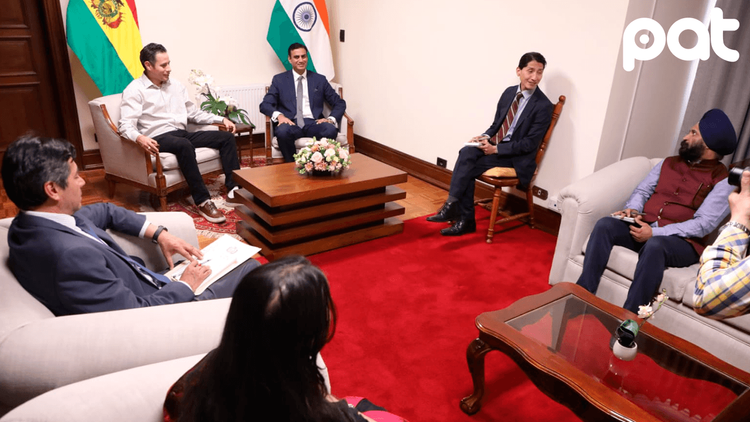 Bolivia e India fortalecen cooperación en digitalización, salud y seguridad