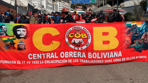 COB marcha en el centro de La Paz y cumple 11 días de movilizaciones ...