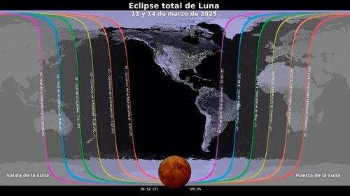 Eclipse lunar total será visible en Bolivia este 13 y 14 de marzo | RED PAT
