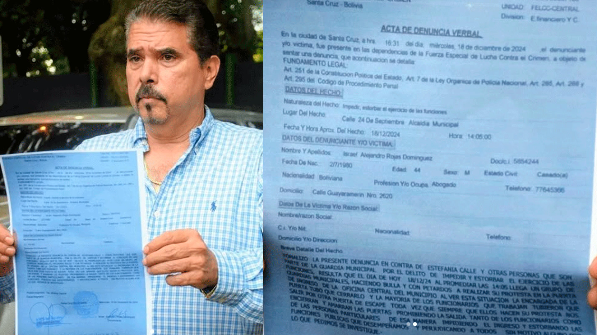 Alcaldía cruceña actúa firmemente ante actos vandálicos